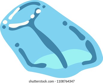 Blued Melted Ice illustration