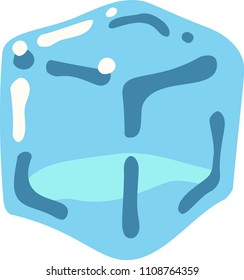 Blued Melted Ice illustration