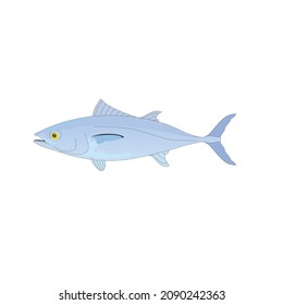 bluefin fish vector drawing illustration