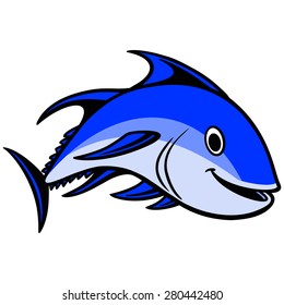Bluefin Tuna Swimming