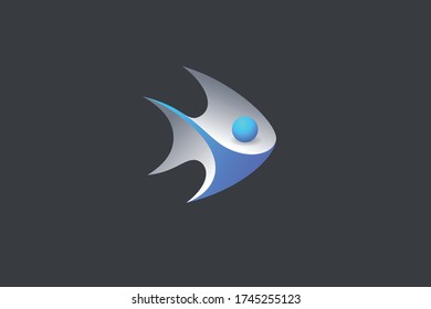 Bluefishlogo Vectors Design Illustrations Stock Vector (Royalty Free ...