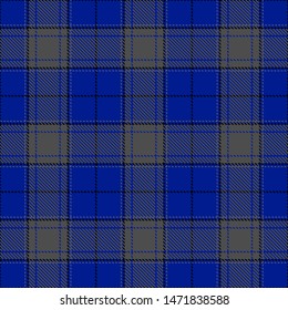Blue,Gray and Black Tartan Plaid Scottish Seamless Pattern. Texture from tartan, plaid, tablecloths, shirts, clothes, dresses, bedding, blankets and other textile.