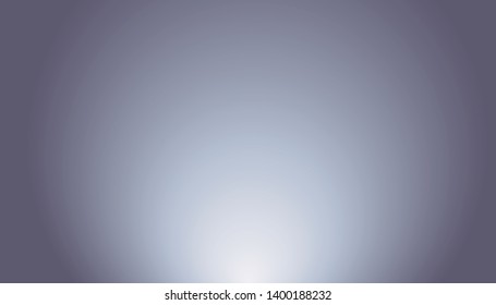 Blue-gray gradient abstract background. Blurred smooth gray color, bright light effect holographic, silver graphic soft design wallpaper, vector illustration