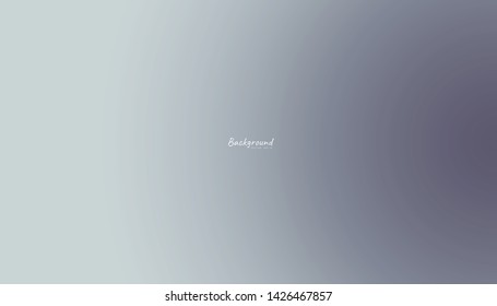 Blue-gray gradient abstract background. Blurred smooth gray color, bright light effect holographic, silver graphic soft design wallpaper, vector illustration