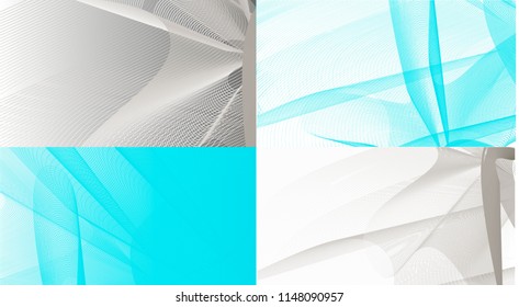 Blue-gray-white abstract background set in 16:9