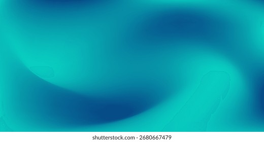 Blue-green abstract gradient studio room abstract background pattern walls and floor reflect neon lights modern abstract simple design