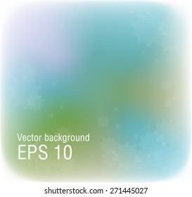 Blue-green fuzzy vector background.