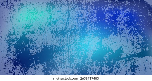 Blue-green gradient background, grunge, abstract background pattern, vector design in eps 10.