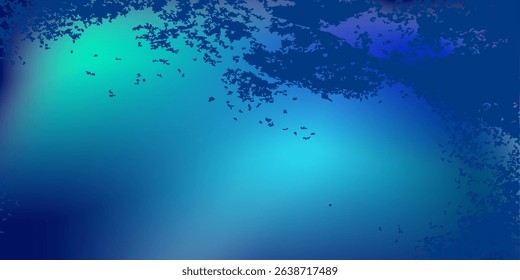 Blue-green gradient background, grunge, abstract background pattern, vector design in eps 10.
