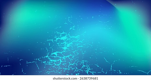 Blue-green gradient background, grunge, abstract background pattern, vector design in eps 10.