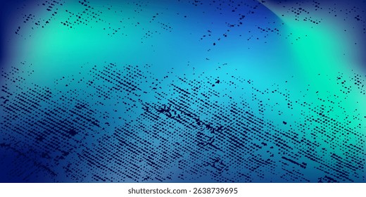 Blue-green gradient background, grunge, abstract background pattern, vector design in eps 10.