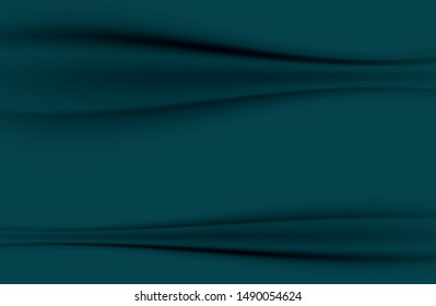 blue-green gradient silk fabric background or wallpaper, Vector EPS

