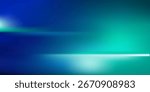 Blue-green gradient studio room, abstract background pattern, walls and floor reflect neon lights, dark tones and feel speed of digital technology connected blue-green background. vector Eps 10