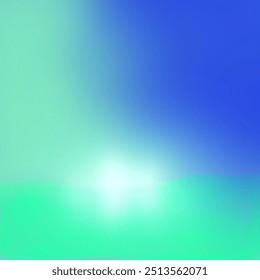 Blue-green gradient studio room, abstract background pattern, walls and floor reflect neon lights, digital technology connected blue-green background. Future technology, simple, flow. business vector