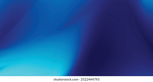 Blue-green gradient studio room, abstract background pattern, walls and floor reflect neon lights, dark tones and feel speed of digital technology connected blue