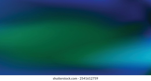 Blue-green gradient studio room, abstract background pattern arts