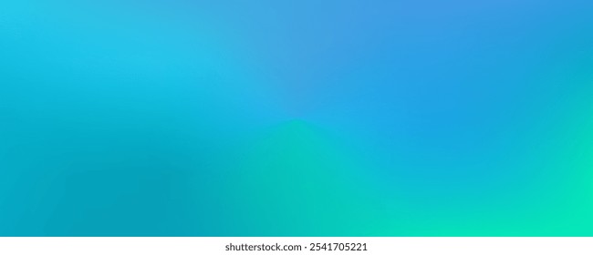 Blue-green gradient studio room, abstract background pattern, walls and floor reflect neon lights, dark tones and feel speed of digital technology connected blue-green background.