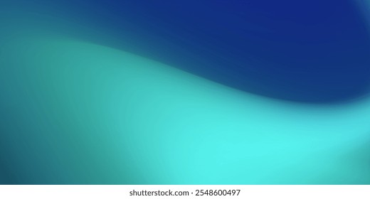 Blue-green gradient studio room, abstract background pattern, walls and floor reflect neon lights, dark tones and feel speed of digital technology connected blue-green background. Future technology.