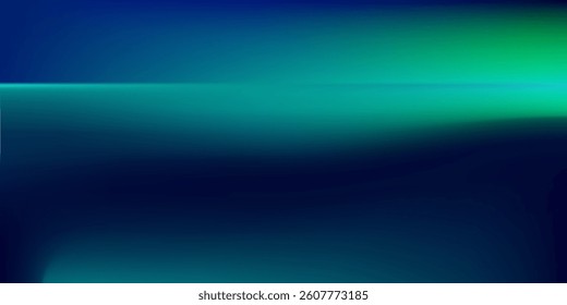 Blue-green gradient studio room, abstract background pattern, walls and floor reflect neon lights, dark tones and feel speed of digital technology connected blue-green background. modern technology