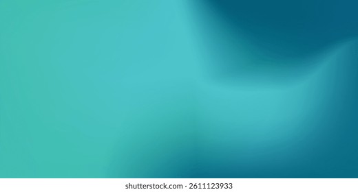 Blue-green gradient studio room abstract background pattern walls and floor reflect neon lights art modern