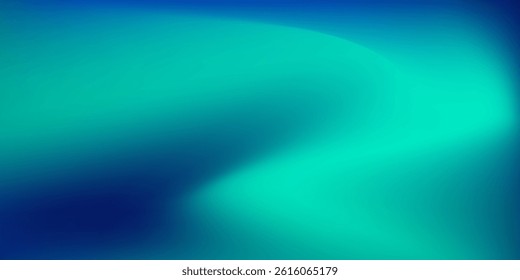 Blue-green gradient studio room abstract background pattern walls and floor reflect neon lights  dark tones and feel modern art simple