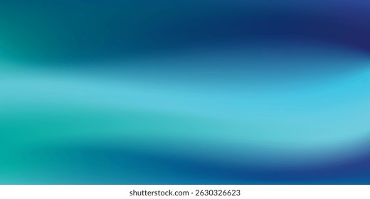Blue-green gradient studio room, abstract background pattern, walls and floor reflect neon lights, dark tones and feel  speed of digital technology connected blue-green background. Future technology.