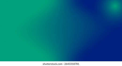 Blue-green gradient studio room, abstract background pattern, walls and floor reflect neon lights, dark tones and feel speed of digital technology connected blue-green background. Future technology.