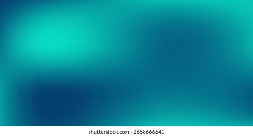 Las paredes y el piso del patrón abstracto del fondo de la habitación del estudio del gradiente azul-verde reflejan las luces de neón oscuras simples