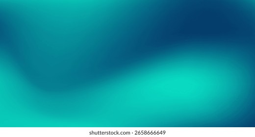 Blue-green gradient studio room abstract background pattern walls and floor reflect neon lights dark simple abstract art