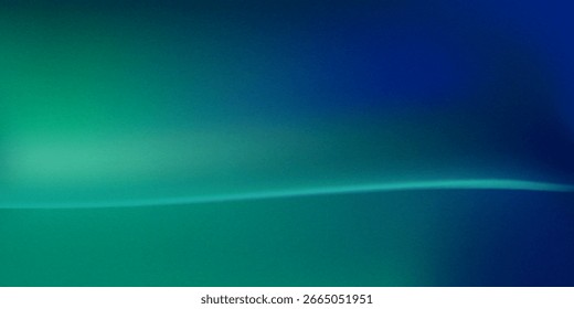 Blau-grüner Farbverlauf Studioraum, abstrakte Hintergrundmuster, Wände und Boden reflektieren Neonlichter, dunkle Töne und fühlen Geschwindigkeit der digitalen Technologie verbunden blau-grünen Hintergrund. Zukunftstechnologie. 