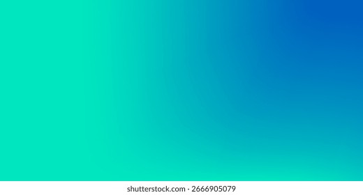 Sala de estudio degradado azul-verde, patrón de fondo abstracto, paredes y piso reflejan luces de neón, ilustración eps 10.
