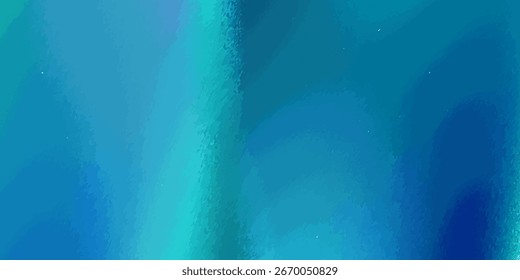 Sala de estudio degradado azul-verde, patrón de fondo abstracto, paredes y piso reflejan luces de neón, tonos oscuros y sienten la velocidad de la tecnología digital. ilustración Eps,10.