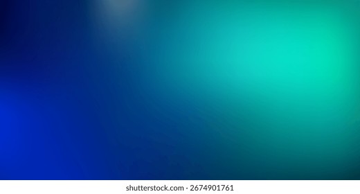 Sala de estudio degradado azul-verde, patrón de fondo abstracto, paredes y piso reflejan luces de neón, tonos oscuros y sienten la velocidad de la tecnología digital conectada fondo azul-verde.