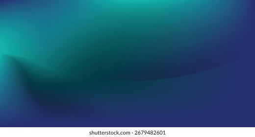 Sala de estudio degradado azul-verde, patrón de fondo abstracto, paredes y piso reflejan luces de neón, tonos oscuros y sensación de tecnología digital conectada con fondo azul-verde.
