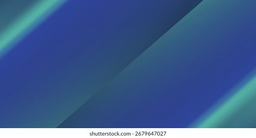 Sala de estudio degradado azul-verde, patrón de fondo abstracto, paredes y piso reflejan luces de neón, tonos oscuros y sienten la velocidad de la tecnología digital conectada fondo azul-verde. 