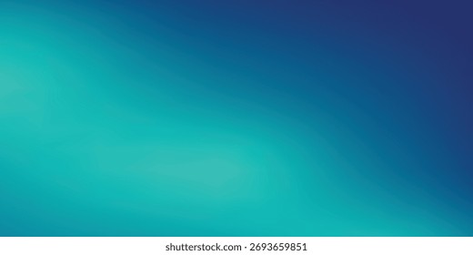 Las paredes y el piso del patrón de fondo abstracto de la habitación del estudio del gradiente azul-verde reflejan luces de neón abstractas. Ilustración vectorial eps10