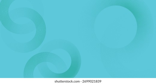 Sala de estudio degradado azul-verde, patrón de fondo abstracto círculo de arte moderno