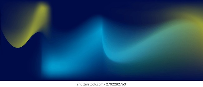 Sala de estudio degradado azul-verde, patrón de fondo abstracto, paredes y piso reflejan luces de neón, tonos oscuros y sienten la velocidad del fondo azul-verde.