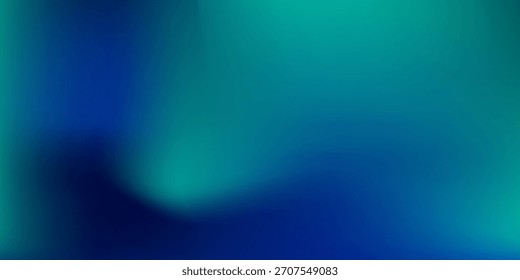 Blue-green gradient studio room, abstract background pattern, walls and floor gitter old modern simple art