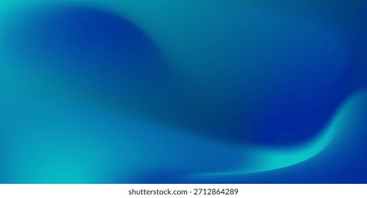 Blue-green gradient studio room abstract background pattern walls and floor reflect neon lights abstract