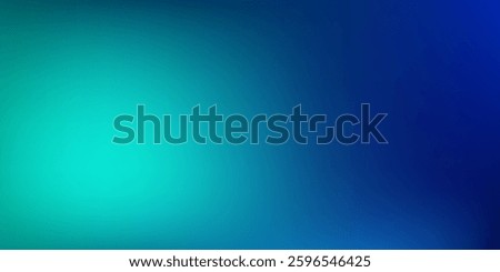 Blue-green gradient studio room  abstract background pattern walls and floor reflect neon lights abstract