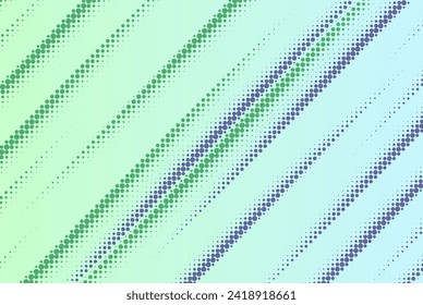Blue-green lines halftone elements on abstract background