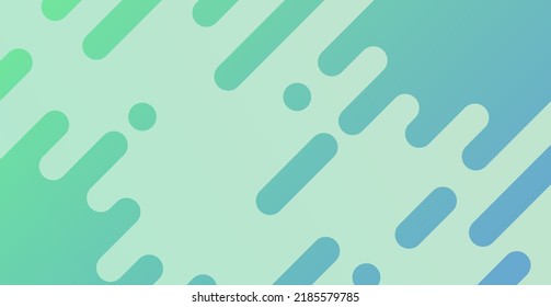 Blue-green pop geometric pattern vector illustration