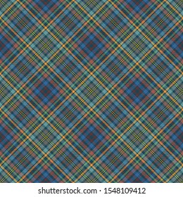 Blue,Green,Brown,Red and Gold Tartan Plaid Scottish Seamless Pattern. Texture from tartan, plaid, tablecloths, shirts, clothes, dresses, bedding, blankets and other textile.