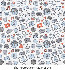  Blue,grey,red Sticker mobile apps pattern