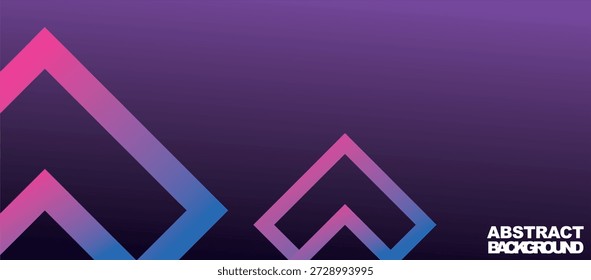 Vector dinámico púrpura azulado del fondo, forma básica cuadrada abstracta simple.