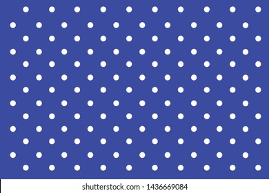 Blue-lapis Pastel polka dots background.