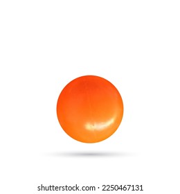 BlueOrangeisolated ball, render illustration icon.