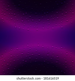 Blue-pink background with drops of water and space in the middle .