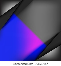 The blue-pink dark square background